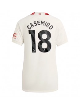 Manchester United Casemiro #18 Zenski Rezervni Dres 2023-24 Kratak Rukavima